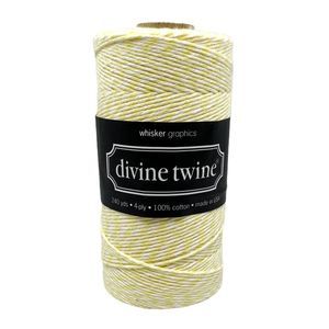 Whisker Graphics Divine Twine - Yellow / White - 240 Yards